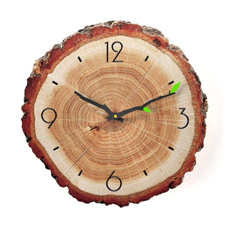 Wooden Annual Rings Wall Clock - Image 13