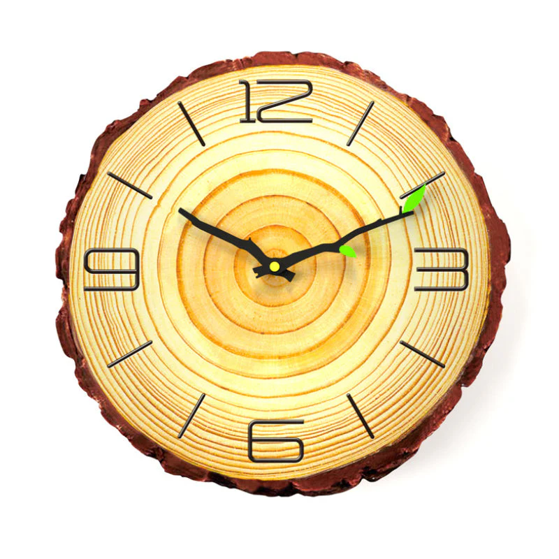 Wooden Annual Rings Wall Clock - Image 17