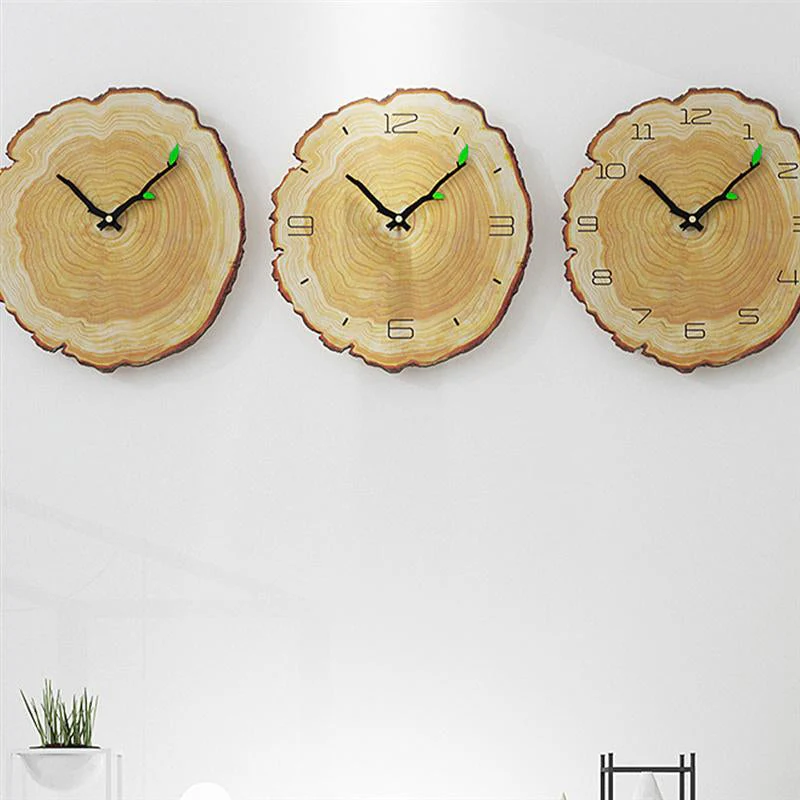 Wooden Annual Rings Wall Clock - Image 6