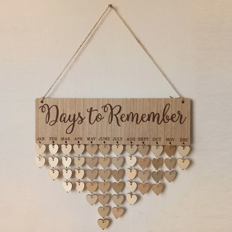 Wooden Calendar Board - Image 20