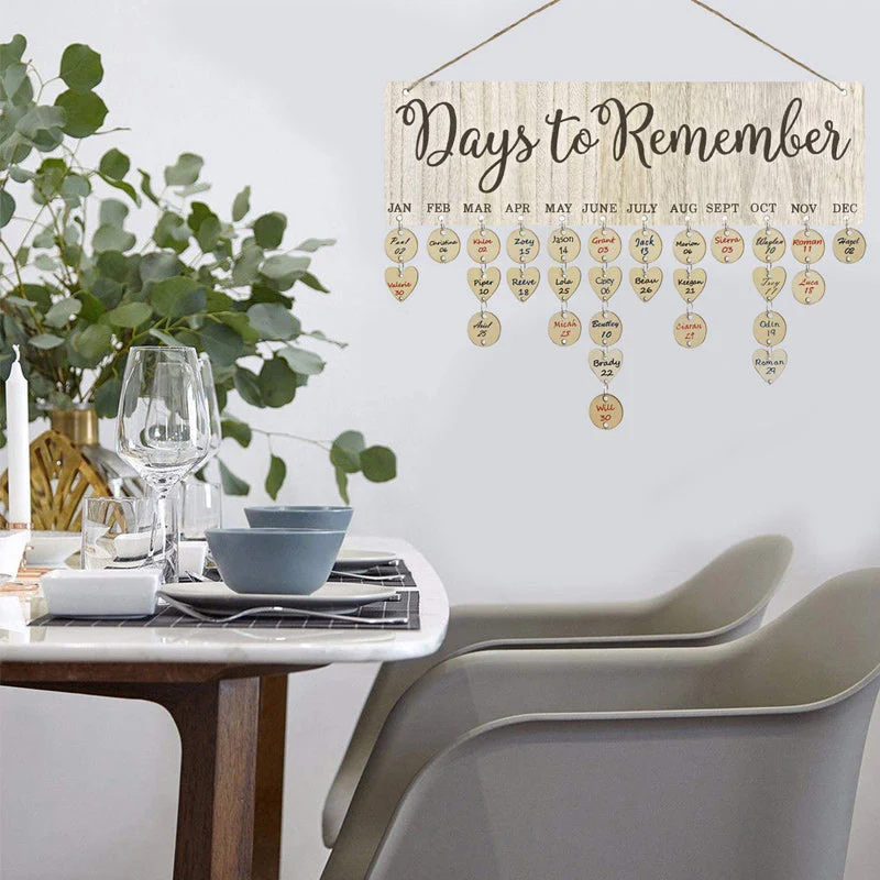 Wooden Calendar Board - Image 4